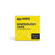 Rehabiq Kinesiology Tape, Black, 5cm × 5m - Tape