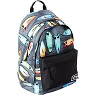 Rip Curl DOUBLE DOME 24L BTS, Black - School Backpack