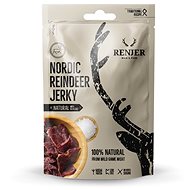 Renjer Traditional Nordic Reindeer (Reindeer) Jerky Sea Salt 25 g - Dried Meat
