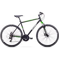 ROMOK ORKAN 1 M fekete - világos zöld Méret M / 19 &quot; - Cross kerékpár