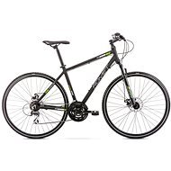 ROMET ORKAN 1 Black - Light Green M - mérete M/19" - Cross kerékpár