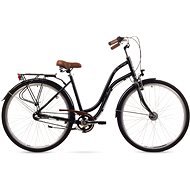 ROMET POP ART 26 black, M méret / 19“ - Városi kerékpár