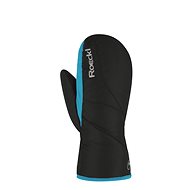 Roeckl Atlas GTX Mitten Black Blue 6 - Ski Gloves