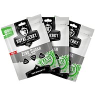 Royal Jerky Zero Sugar Beef Jerky, 3x22g - Dried Meat