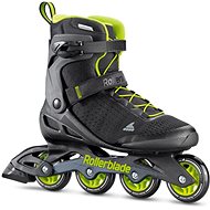 Rollerblade Zetrablade Elite, Black/Lime, size 42.5 EU/275mm - Roller Skates