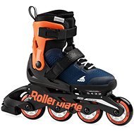 Rollerblade Microblade, Blue/Orange, size 28-32 EU/175-205mm - Roller Skates