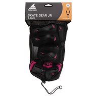 Rollerblade SKATE GEAR JUNIOR 3 PACK, Black/Pink, size XS - Protectors