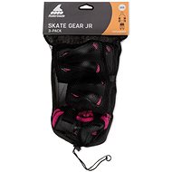 Rollerblade SKATE GEAR JUNIOR 3 PACK black / pink - Protectors