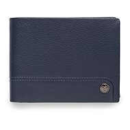 Roncato men's wallet with card and coin compartment Alaska blue - Wallet
