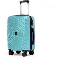 ROWEX Hypnotizer, universal carry-on suitcase with TSA lock, blue - Suitcase