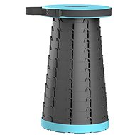 KIK KX4981 Telescopic folding chair light blue - Folding Stool