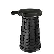 KIK KX4981 Telescopic folding chair black - Folding Stool