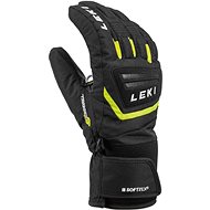 Leki Griffin 3D Junior, black-yellow - Ski Gloves