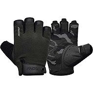 RDX Weightlifting Gloves T2 Half, Black, L - Workout Gloves