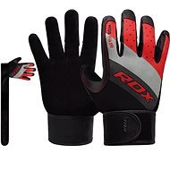RDX Fitness rukavice F41 Červená/Čierna S - Rukavice na cvičenie