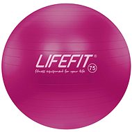 Lifefit anti-burst 75 cm, burgundy - Gym Ball