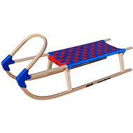 SULOV LAVINA, 125cm, plastic handle, blue-red - Sledge