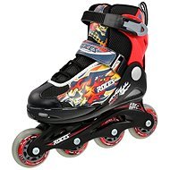 Roces Compy 5.0 Boy, Black-Red, size 30-33 EU/190-210mm - Roller Skates