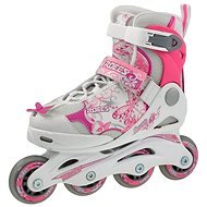 Roces Compy 6.0 Girl, White-Pink, size 30-33 EU/190-210mm - Roller Skates