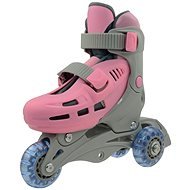 Triskate Basic grit, Pink, size 27-30 EU/170-190mm - Roller Skates