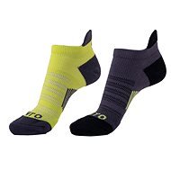 Sports RUN-M size 35-38, neon green/grey, grey/neon green/black - Socks