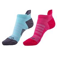 Športové RUN-W veľ. 39 – 42, ružová – tyrkys/sivá - Ponožky
