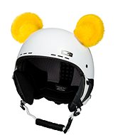 Revos Crazy Ears Teddy Bear - Yellow - Velcro - Helmet Decoration