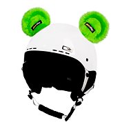 Revos Crazy Ears Teddy Bear - green - Helmet Decoration