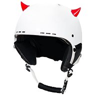 Revos Crazy Ears Mini Rosettes - colour red - Helmet Decoration