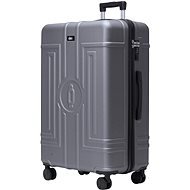 ROWEX veľký rodinný cestovný kufor s TSA zámkom Casolver, sivo-čierny, 76 × 50 × 30 cm (93 l) - Cestovný kufor