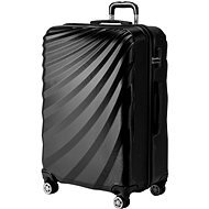 ROWEX Stredný univerzálny cestovný kufor Pulse, čierna, 68 × 40 × 27 cm (66 l) - Cestovný kufor