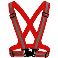 APT Reflective braces elastic red - Reflective Suspenders