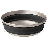 Sea to Summit Detour stainless steel collapsible bowl, black, size: M - Small Bowl
