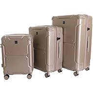 T-class® Premium suitcase set 2521 Exclusive, beige - Case Set
