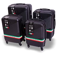 Bertoo Milano Travel case, black 4in1 set - Case Set