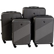 Bertoo Milano Travel suitcase, dark grey 4in1 set - Case Set