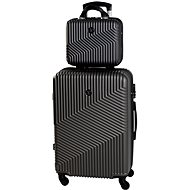 Bertoo Milano Travel suitcase, dark grey 2in1 set - Case Set