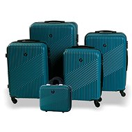 Bertoo Milano Travel case, green 5in1 set - Case Set