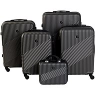 Bertoo Milano Travel case, dark grey 5in1 set - Case Set