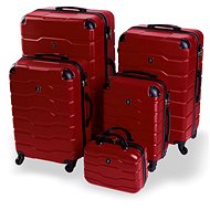 Bertoo Firenze Travel case, red 5in1 set - Case Set