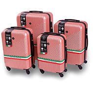 Bertoo Milano Travel suitcase, pink 4in1 set - Case Set
