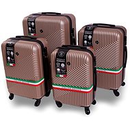 Bertoo Milano Travel suitcase, champagne set 4in1 - Case Set