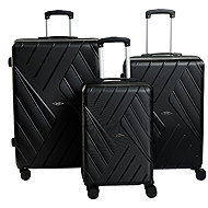ENM Cestovní kufr, set 3v1, černý - Case Set