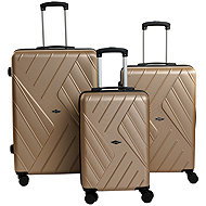 ENM Cestovní kufr, set 3v1, champagne - Case Set