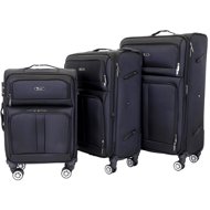 T-class 932 Sada 3 cestovních kufrů černá - Case Set