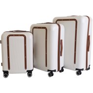 T-class 2303 Set of 3 suitcases white - Case Set