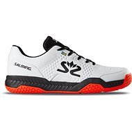 Salming Hawk Court Shoe. Men. White/Black. size 42 EU / 265mm - Indoor Shoes