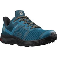 Salomon Shoes OUTLINE PRISM GORE-TEX blue/black - Trekking Shoes