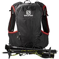 Salomon Skin Pro 10 Set Black / Bright Red - Sports Backpack
