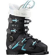 Salomon S/PRO 80 W Black/Scuba Blue/White Size 39 EU/250mm - Ski Boots
